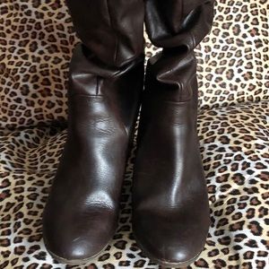Chocolate brown dressy boots
